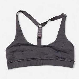 Lululemon Gray Racerback Sports Bra Size 4 | Adjustable Straps
